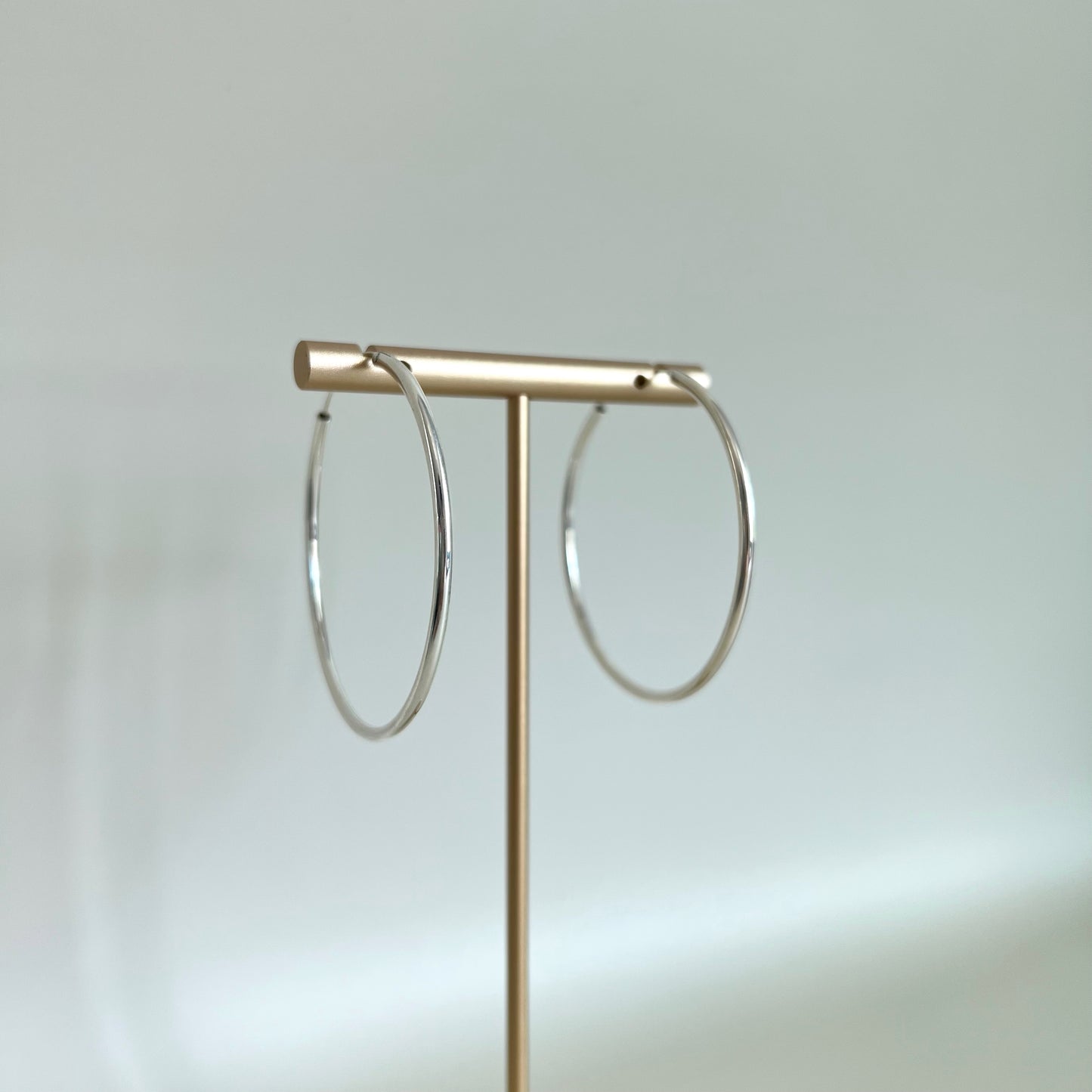 Silver Hoop Earrings