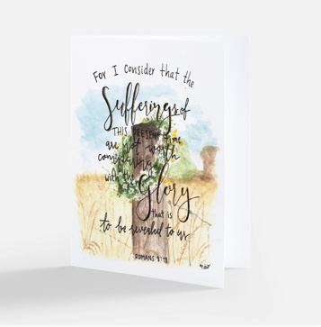 Suffering and Glory Greeting Cards