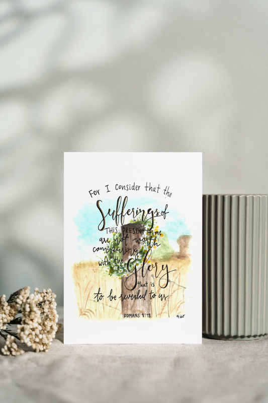 Suffering and Glory Greeting Cards