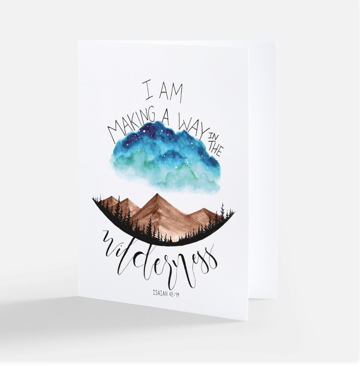 Way in the Wilderness Greeting Cards